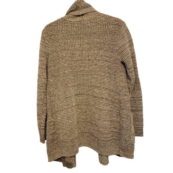 Workshop Republic Clothing Cardigan Sweater Beige Grandpa Sweater Medium - Picture 2 of 12